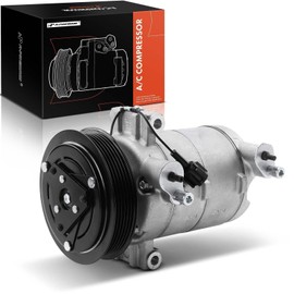 A-Premium Air Conditioner AC Compressor with Clutch Compatible with Nissan Frontier 2.5L 2005-2017, Suzuki Equator 2.5L 2009-2012, 4.0L 2010-2012, Naturally Aspirated, CR-14 Style, 6 Grooves