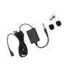 236in Wired Lavalier Microphone Clip On Lapel Condenser Mic for
