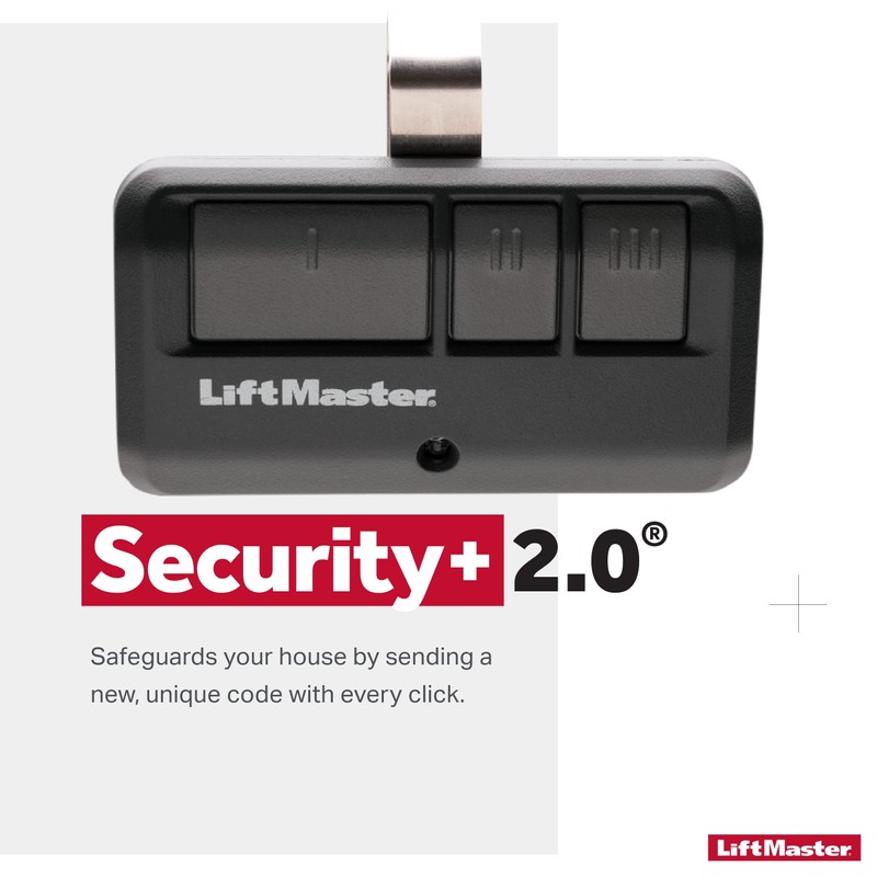 LiftMaster 893Max Security+ 2.0 3-Button Gate Operator Remote Control with