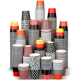 Marspark 600 Pack 3 oz Bathroom Paper Cups Mini Small Disposable Mouthwash Rinse Paper Cups for Kids Home Bathroom Party Picnic Barbecue Travel Event Pup Hospital Doctor Nurse Office(Cartoon Mouse)