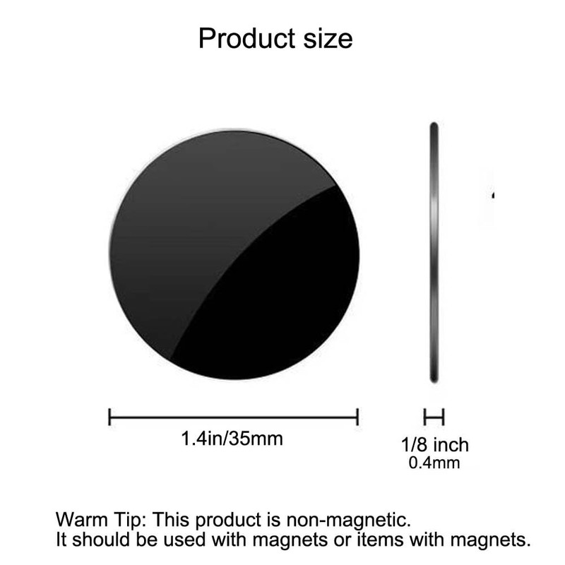 ANRACHEL Universal Metal Plate with Adhesive for Magnetic Car Phone