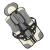 Children Safety Seat Simple Car Portable Seat Foldable Adjustable Strap