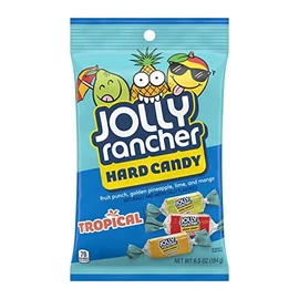 JOLLY RANCHER Tropical Fruit Flavored Hard Candy Bags, 6.5 oz (12 Count)