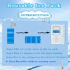 3 Pack Breastmilk Ice Pack,Reusable Ice Packs for Breastmilk Storage,Bottle