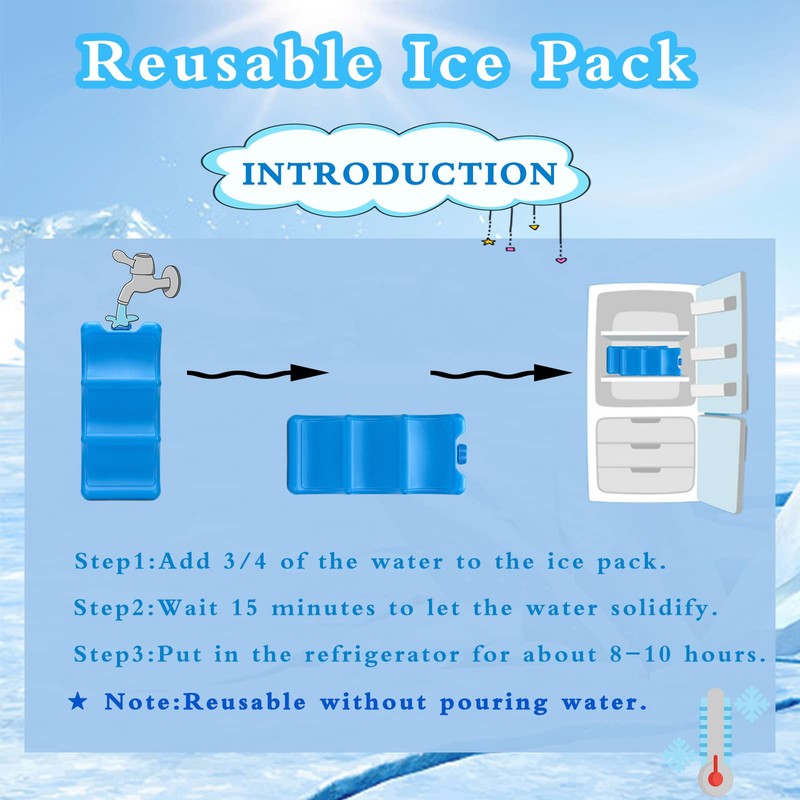 3 Pack Breastmilk Ice Pack,Reusable Ice Packs for Breastmilk Storage,Bottle