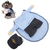 Pet Mail Carrier Costume Soft Funny Costumes Pet Suit with