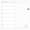 Daigo E1308 2025 Planner, Appointment Weekly Left, Black, Begins December