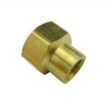2 x Brass Tap Connector Straight Reducer Hex Nipple BSP