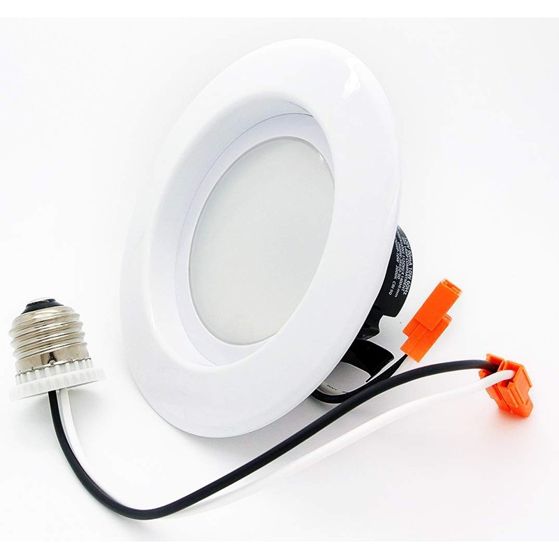 Bioluz LED 8 Pack 4” LED Retrofit Recessed Lighting, 65W