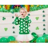 Infant St. Patrick's Irish Clover Shamrock Knitted Pullover Clover Sweater