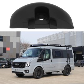 EMSea 5 Pcs 44x10.8mm Airline Rail End Caps L Rail End Caps Half Round Shape End Fittings for Aircraft Drone Rail Systems Black