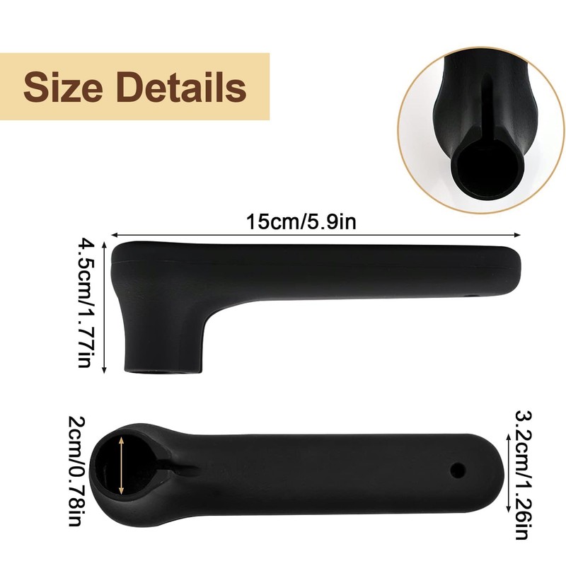 Elfzone Silicone Door Handle Covers - Door Knob Covers Anti-Static