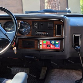 CENTER-AUTOPARTS Apple Carplay For 1981-1993 Dodge Ramcharger Car Stereo Radio GPS Navi + Camera