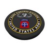 82nd Airborne Division Patch - Circle - Gray
