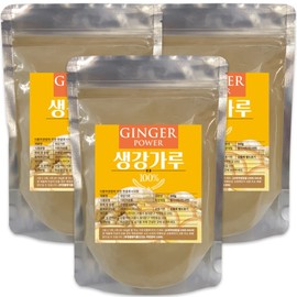 Ginger powder 500gx3 packs (total 1.5kg) Natural food premium large volume ginger powder special discount / 생강가루 500gx3팩 (총1.5kg) 천연식품 프리미엄 대용량 생강분말 특가 할인