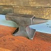 John Deere 1937 Cast Iron Anvil Paperweight With Raised Lettering