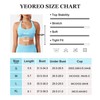 YEOREO SoftHue Women Halter Sports Bra Workout Seamless Padded Basic