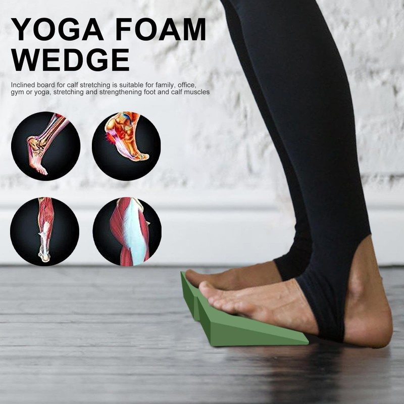 Squat Wedge Block, Squat Ramp Wedge, Calf Stretcher Slant Board,