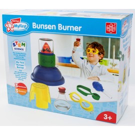 EDU-TOYS My First Bunsen Burner, Experiment Box for Toddlers with Illustrated Manual in German for Little Scientists