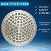 Nuodan High Pressure Rain Shower Head with 11'' Extension Arm