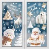 Joyoldelf Christmas Window Stickers - 9 Sheets Christmas Window Cling