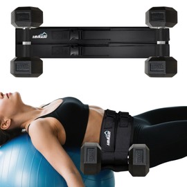 Hip Thrust Belt, Wider and Thicker Hip Bridge Belt, for Dumbbell Exercise Squat Kettlebell lunge Bridge Push-up Training, Suitable for Home, Gym (Black)