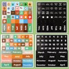 Lesnala Double-Sided Magnetic Calendar Numbers Month Week and Holiday Magnets
