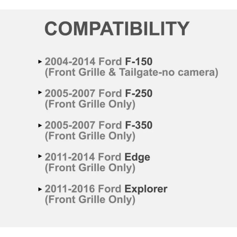 Ford BLUE & CHROME 2005-2014 Ford F150 FRONT GRILLE/ TAILGATE