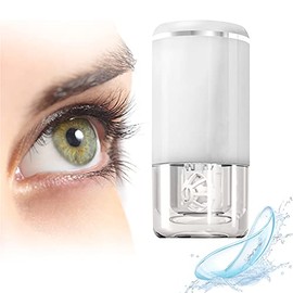 Contact Lens Cleaner, Intelligent Cleaning Machine for Soft and Rigid (RGP) Contact Lenses,White