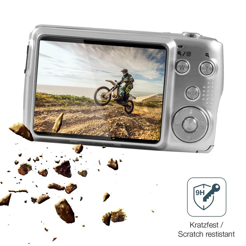 dipos I 2x Screen Protectors 9H Clear Compatible with Agfa