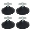 4 Pieces Table Foot Part Billiard/pool Table Leg Leveler