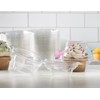 Prestee 50 Individual Single Cupcake Containers/ Boxes/ Holders - Stackable