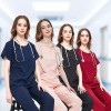 HERMOHERMO Scrub, Pijama Quirurgica Conjunto Medico Jogger Y Filipina