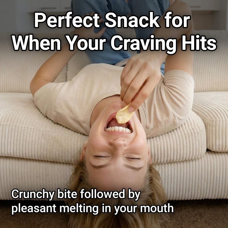 Nongshim Shrimp Flavored Chips, Light and Crispy Seafood Snack, Savory