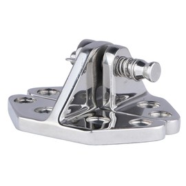 1Piece Marine Boat Hatch Hinge with Adjustable Screw bolt,316 Stainless Steel,Solid Cast Hatch Hinge (1)