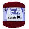 Coats Crochet Aunt Lydia's Crochet Hilo, Algodón Classic SIze 10,
