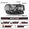 Bingbingmotor BRYGHT 4PCS Headlight Assembly for 1999-2006 GMC Sierra 1500