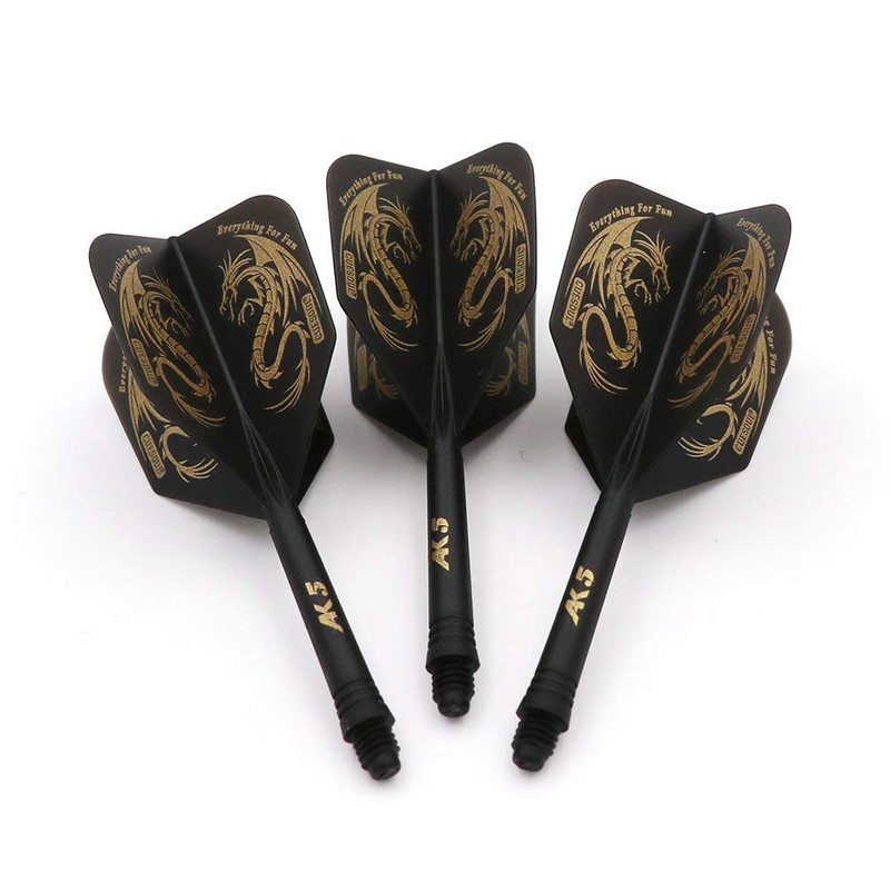 CUESOUL ROST Integrated Dart Shaft and Flights,big wing shape,Set of