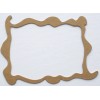 Unbranded {4} *WAVY TIPPED FRAME* Picture Frames Bare Chipboard Die