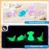 Fatiya 24 Pieces Ocean Luminous Mini Resin Animals, 24 Styles