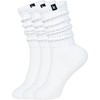 Kamo Fitness Cozy Womens 3-Pair Pack - Scrunch Long Crew