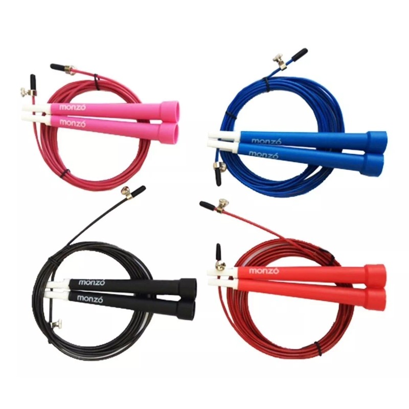 Monzó Cuerda Para Saltar, Cuerda Para Saltar Tipo Crossfit, Negra