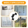 Aocies Screen Door Hinges, Aluminum Matte Black Storm Door Hinge