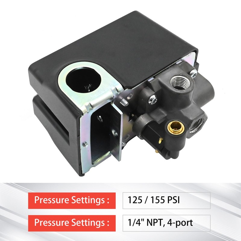 EATAKWARD 034-0184 26 A Pressure Switch Air Compressor 120/240 V