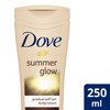 Dove Visible Glow Gradual Self-Tan Body Lotion Medium to Dark