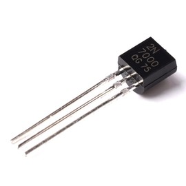 PENGLIN 20PCS 2N7000 N Channel MOSFET Transistor TO-92 60V 0.3A Through Hole 3 Pin
