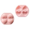2 Pcs Nonstick Cupcake Baking Pan with 4 Cavity Design,