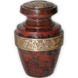 Beautiful Life Urns - Hephaestus Keepsake Urn for Ashes - Small Size - NOT Intended for Full Cremation Ash Quantity