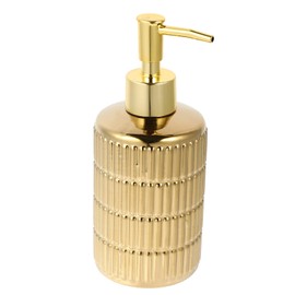 Healvian Ceramic Pump Dispenser Bottle for Shampoo and Liquid Soap Delicate Bathroom Holder Refillable and Durable Leak Design Polished Texture for Easy Use