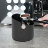 Coffee Grounds Bucket Stainless Steel Rubber Coffee Dump Bin for